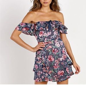 For love and lemons dress silk size M